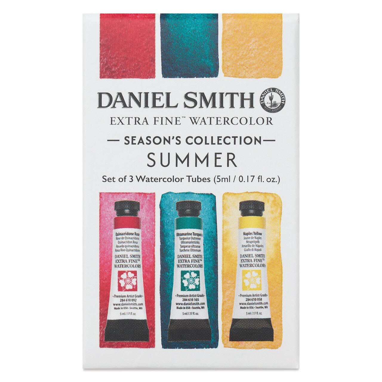 Daniel Smith Extra Fine Watercolor - Set of 3, Summer Set, 5 ml Tubes